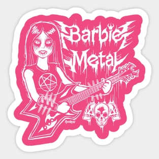 B Metal Sticker